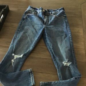 Express womens high rise jeans